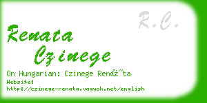 renata czinege business card